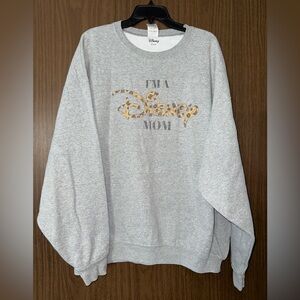 Russell Athletic Gray Sweater - I'm a Disney Mom